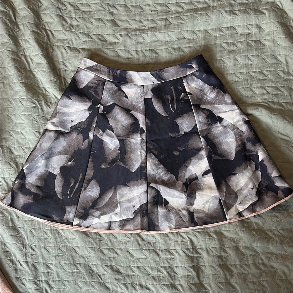 Massimo Black and White Skater Mini Skirt